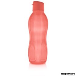 Эко-бутылка с клапаном 1 л в цвете коралл Tupperware