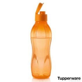 Эко-бутылка 750мл оранжевая с клапаном Tupperware