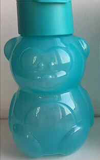Эко-бутылка Мишка в голубом цвете 350 мл Tupperware