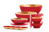 Большой набор Аллегро (красное золото), 6 предметов Tupperware