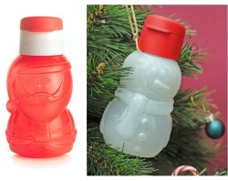 Набор эко-бутылок: Дед Мороз + Снеговик 350 мл Tupperware